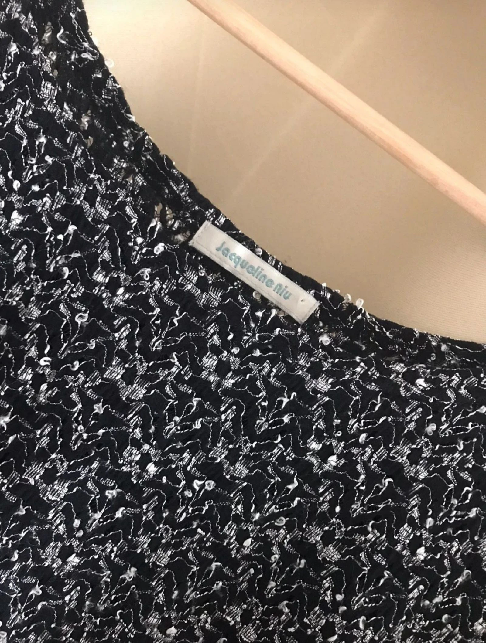 🌟 Jersey Jacqueline Riu negro y blanco – Talla M - Nuevo- ideal para media temporada 🌟 – photo 2